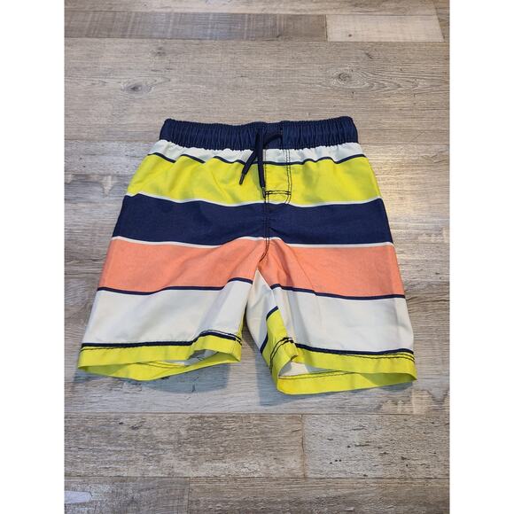 Old navy 3T boys striped swimming trunks - Picture 1 of 4